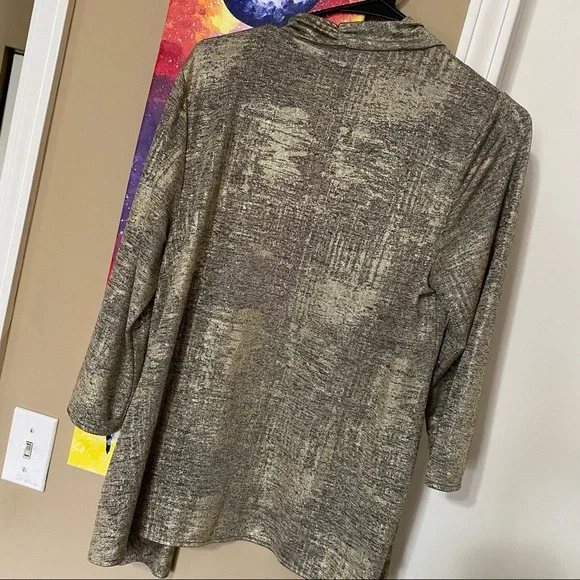 Chico’s Travelers Collection Swing Cardigan size 1 - Picture 5 of 5